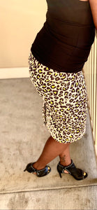 Neon leopard print skirt hotsell